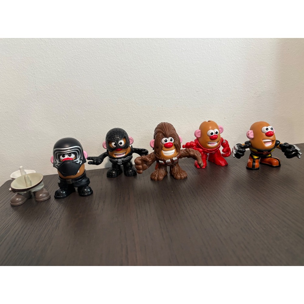 Hasbro Mr Potato Head Mini‎ Figures Kids 2" Multicolor Star Wars Marvel Lot